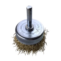 Щетка для дрели  чашечная 50 мм, 2", волнистая, латунированная, "MAXIMUM" MX 17795 оптом